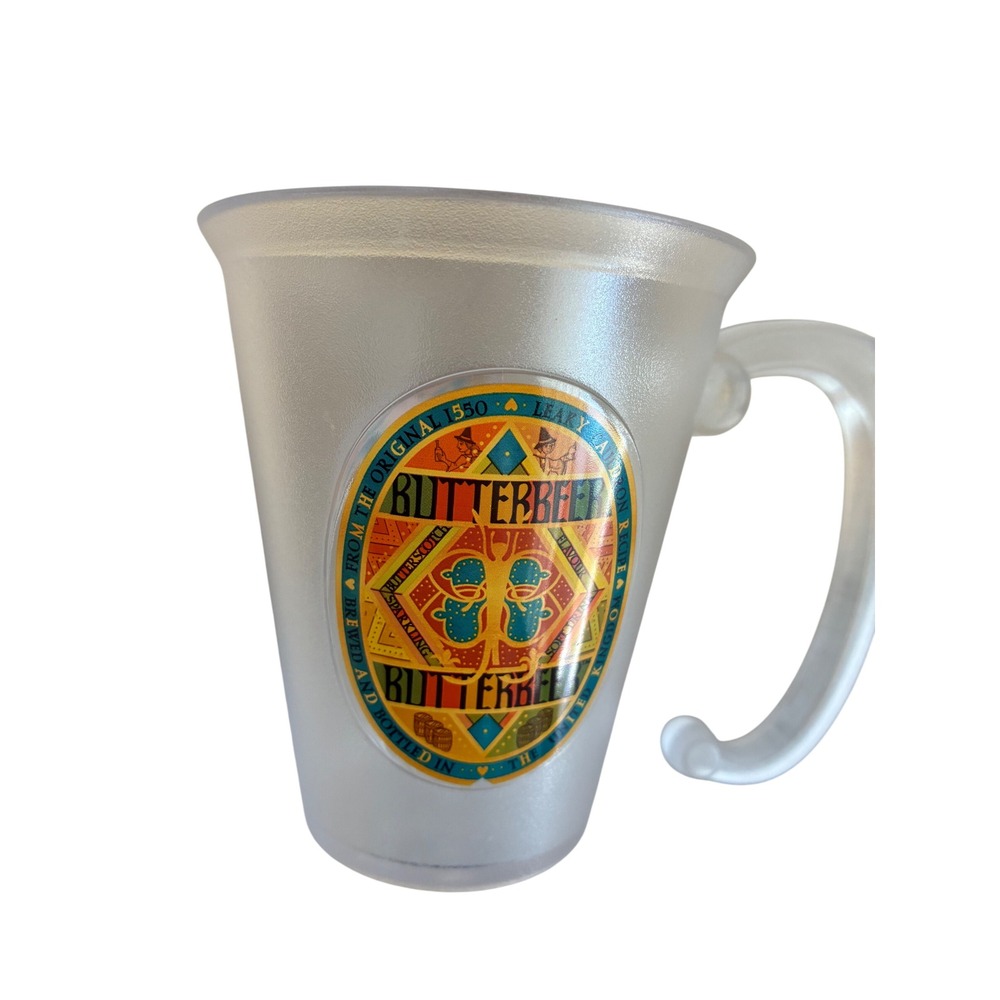 Universal Studios Harry Potter Butterbeer Frosted Plastic Small Souvenir Mug